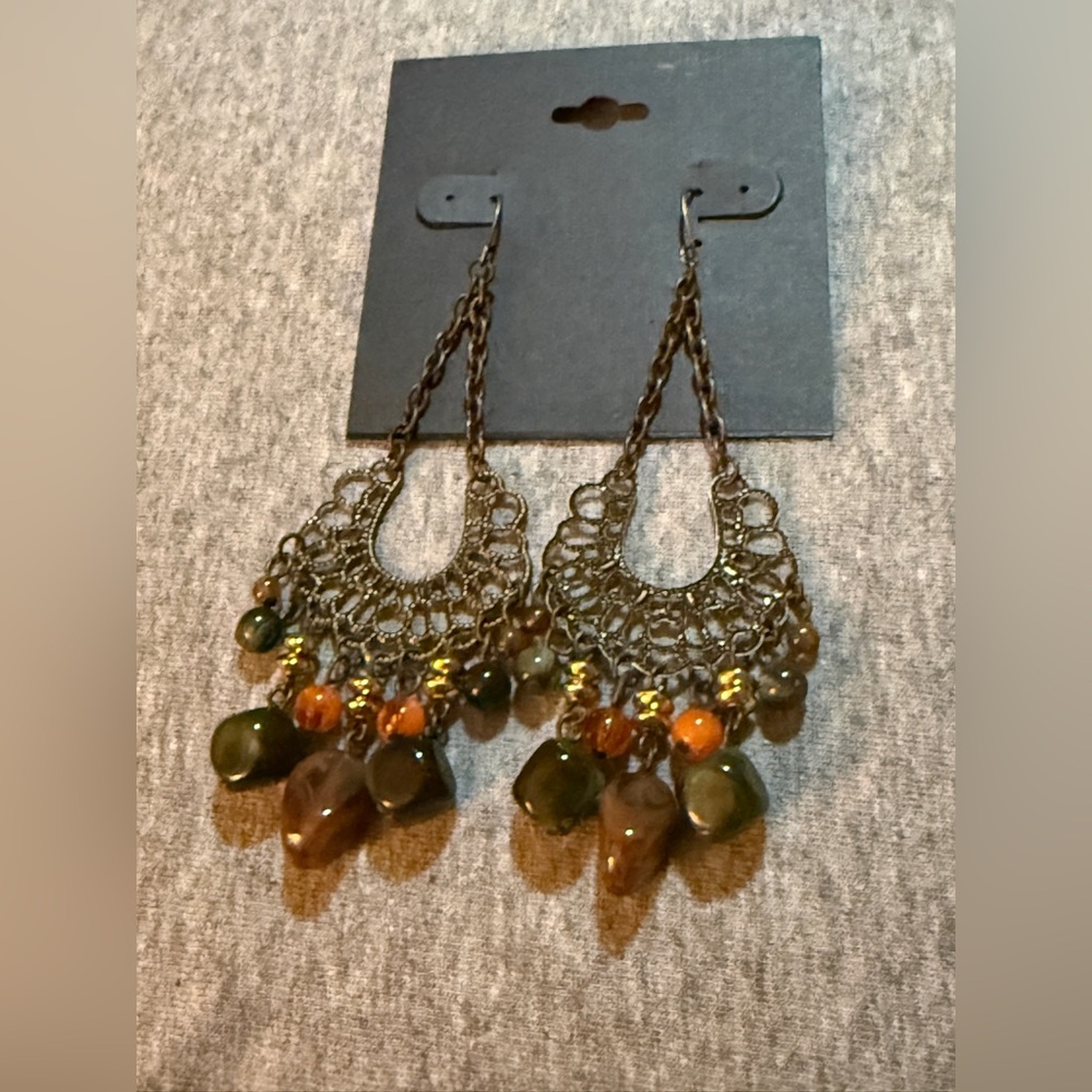 Chandelier Dangle Earrings - Picture 2 of 4